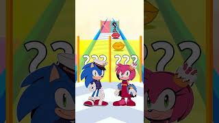 New Kiss Run Sonic vs Amy Rose Day 3 Challenge SonicTheHedgehog Sonic Shorts [upl. by Ehtnax]