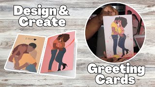 How To Design amp Create Printable Greeting Cards  Beginner Friendly  Using Canva [upl. by Attlee]