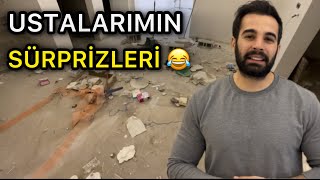 İnşaat ustaları BANA SÜRPRİZ Yapmış 😂 [upl. by Faunia]