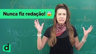 COMO FAZER UMA REDAÇÃO SEM NUNCA TER FEITO UMA ANTES  DESCOMPLICA [upl. by Mateya]