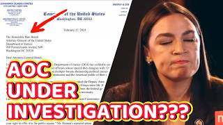 AOC TERRIFIED Begs DOJ to Reveal Investigation into Her Helping Migrants aoc newyork immigration [upl. by Nileve]