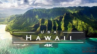 Hawaii USA 🇺🇸  by drone 4K🏄‍♂️🏝 [upl. by Aysahc464]