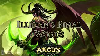 Illidan Stormrage Complete Story  All Cinematics in ORDER World of Warcraft True Ending [upl. by Annaujat]