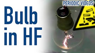 Light Bulb in Hydrofluoric Acid HF [upl. by Einner]