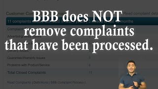 Will the BBB Remove My Complaint [upl. by Anaya]