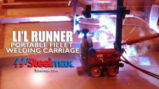 Steelmax  Lil Runner Portable Fillet Welding Carriage [upl. by Tnarb]