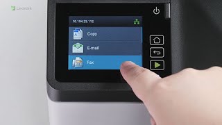 Lexmark—Setting up analog fax using the fax setup wizard [upl. by Yeung]