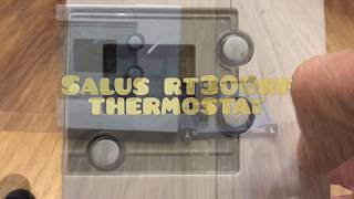 Salus rt300rf thermostat Guide [upl. by Emsmus420]