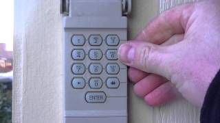 How to reset your garage door keypad pin number [upl. by Aseuqram]