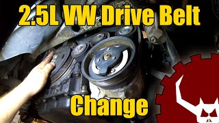 VW 25L Drive Belt Change [upl. by Rosamond]