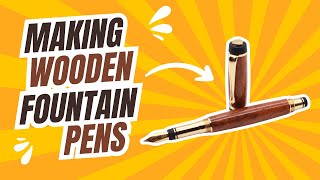 Making Wooden Fountain Pens on My WEN Mini Lathe [upl. by Cristie]