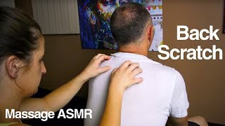 ASMR Back Scratching Tracing amp Running Fingers [upl. by Rollin]