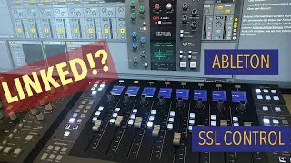 SSL UF8 amp UC1Ableton workaround [upl. by Nirtak]