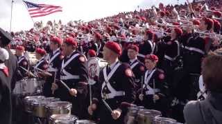 The Ohio State University Marching Band plays the Buckeye Battle Cry at Purdue 2013 [upl. by Fania]