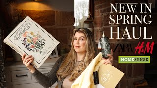 NEW IN SPRING 2025 HAUL  HOMESENSE ZARA HampM NEW LOOK TESCO PLUS RECENT ESSENTIAL BEAUTY ITEMS [upl. by Aihsila]