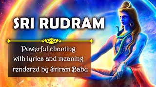 Sri Rudram  Namakam श्रीरुद्रम् with lyrics and meaning [upl. by Isia447]