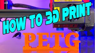 How to 3D Print PETG Filament Tips and Settings to 3D Print PETG Like a Pro  Cura [upl. by Sulakcin]