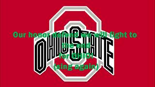 Ohio State Buckeyes Fight Song Buckeye Battle Cry Across the Field [upl. by Thurber367]