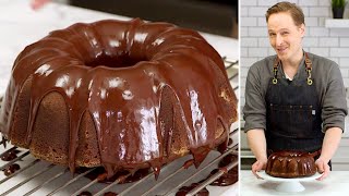 Decadent German Double Chocolate Bundt Cake Recipe  THE SLICE  Everyday Food [upl. by Pitchford]