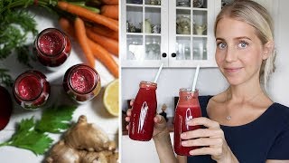 Liver Cleansing Beetroot Juice DELICIOUS  DETOXIFYING [upl. by Yokum]