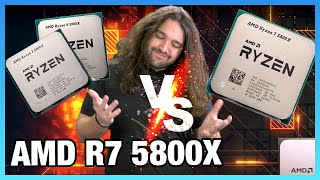 Friendly Fire AMD Ryzen 7 5800X CPU Review amp Benchmarks vs 5600X amp 5900X [upl. by Bonns754]