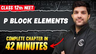 PBLOCK ELEMENTS in 42 Minutes  FULL CHAPTER For Neet  PhysicsWallah [upl. by Kari143]