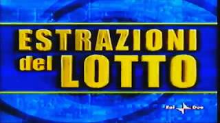 Estrazioni del LOTTO 24122007 Rai Due [upl. by Aitital]