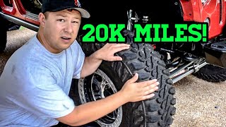 20000 Mile Tire Review Yokohama Geolandar MT [upl. by Oirrad760]