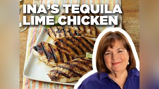 Ina Gartens Tequila Lime Chicken  Barefoot Contessa  Food Network [upl. by Atirahs715]