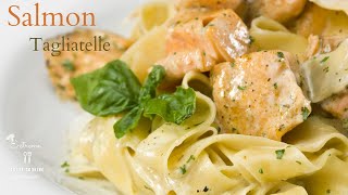 Super Snel recept Zalm amp tagliatelle Pesto  Salmonrecipe Without oven13 [upl. by Enaile]