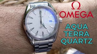 Omega Seamaster Aqua Terra Quartz  discontinued and a true bargain in the preowned watch market [upl. by Malkin]