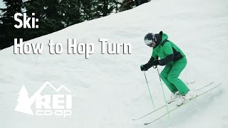 Skiing How to Hop Turn [upl. by Seroled300]