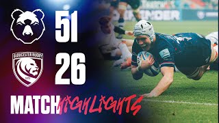 BEARS RUN RIOT IN WEST COUNTRY DERBY  Highlights Bristol Bears vs Gloucester Rugby [upl. by Anaylil]