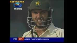 Shahid Afridi 103 vs India 7 SIXES 1st test 2006 [upl. by Kenyon]