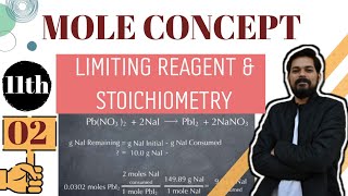 Mole Concept 1 । Class 11 L2 । Limiting Reagent  Stoichiometry [upl. by Kwei326]