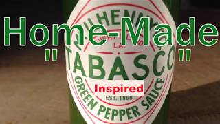 HomeMade quotTABASCOquot Inspired Green Pepper Sauce with Jalapenos [upl. by Malaspina901]