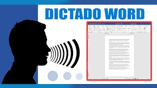 Como dictarle a WORD Dictado por la voz [upl. by Herrle]