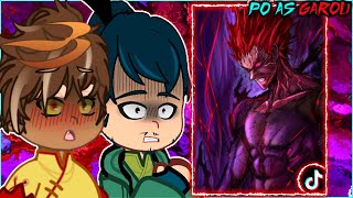 🇺🇸🇧🇷🇪🇸 Kung Fu Panda React to Po As Garou  Gacha React [upl. by Eelyek]