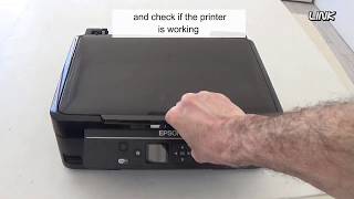 Epson Inkjet Printer all Lights blinking  How to fix it [upl. by Dannica]