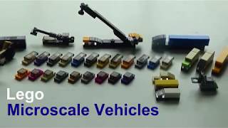 Lego Microscale Vehicles [upl. by Oiril449]