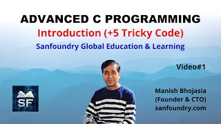 Advanced C Programming  Introduction 5 Tricky Code  Sanfoundry [upl. by Lamberto]