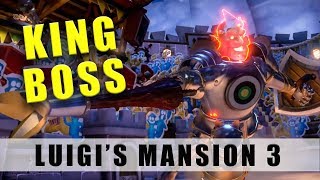 Luigis Mansion 3 King Knight Ghost boss  How to beat the Floor 6 boss [upl. by Selig42]