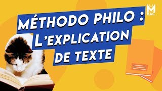 Méthode Bac  Philo lexplication de texte [upl. by Hooker]