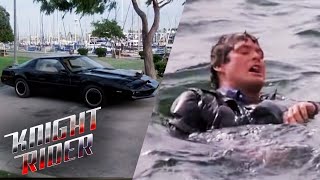 KITT Saves Michael From Drowning  Knight Rider [upl. by Morena]