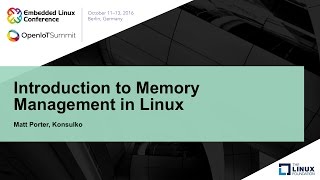 Introduction to Memory Management in Linux [upl. by Aikemit]