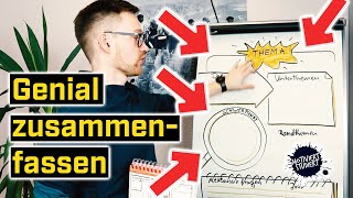 Geniale Zusammenfassungen schreiben 2021 ➡ Lernen radikal vereinfachen [upl. by Edra]