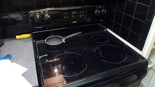 Kenmore OvenStoveRange  Self Cleaning Instructions  HowTo 7909601 [upl. by Biddle]