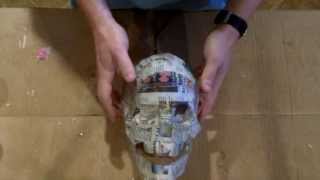 Paper Mache Skull [upl. by Piggy]