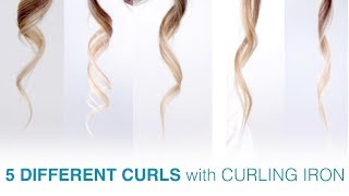 5 SUPER EASY TO CURL YOUR HAIR [upl. by Annoyek]