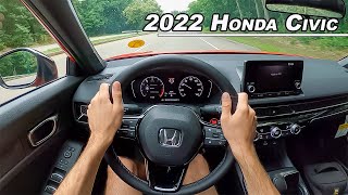 2022 Honda Civic Sport  Redefining Entry Level Refinement POV Binaural Audio [upl. by Rudiger513]